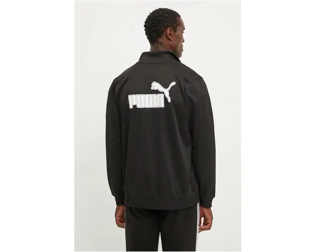 Puma bluza barbati, culoarea negru, cu imprimeu, 683239