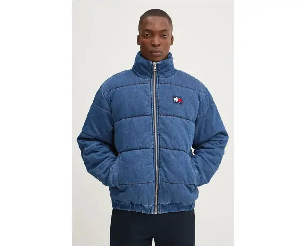 Tommy Jeans geaca jeans barbati, de iarna, oversize, DM0DM20438