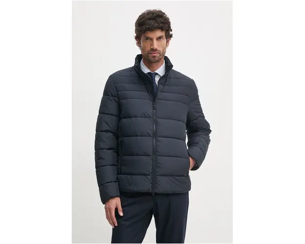 Geox geaca barbati, culoarea albastru marin, de iarna, M4628D-T3144-F1624