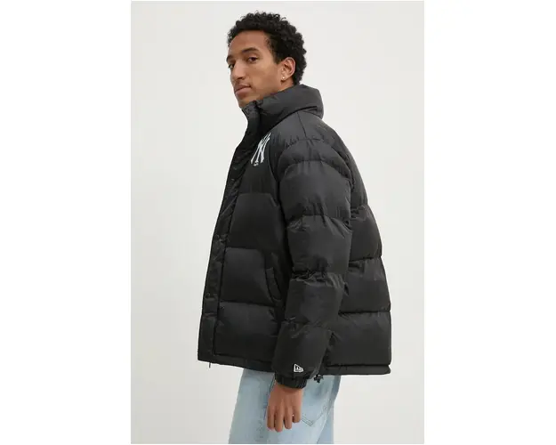 New Era geaca NEW YORK YANKEES barbati, culoarea negru, de iarna, 60564889