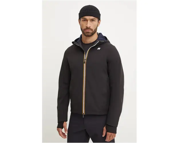 K-Way geaca barbati, culoarea negru, de tranzitie, K6131BW