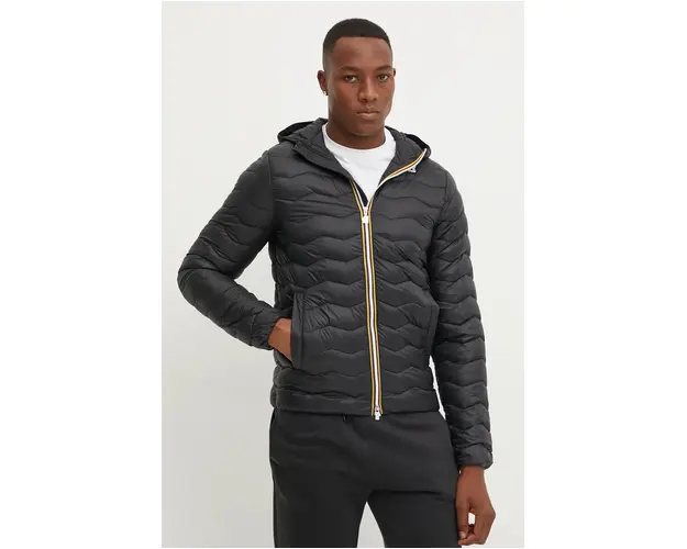 K-Way geaca barbati, culoarea negru, de tranzitie, K6121HW