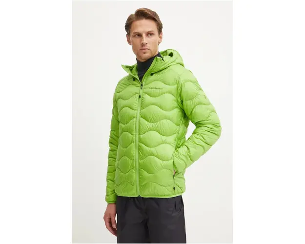 Peak Performance geaca de puf Helium Down barbati, culoarea verde, de iarna, G79845