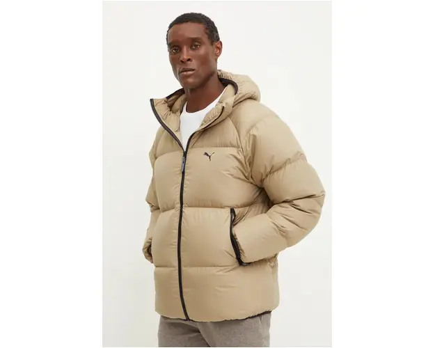 Puma geaca de puf barbati, culoarea bej, de iarna, 626476