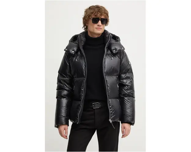 MACKAGE geaca de puf barbati, culoarea negru, de iarna, KENT-Z