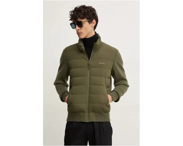 MACKAGE geaca din amestec de lana culoarea verde, de tranzitie, HANEY-CITY