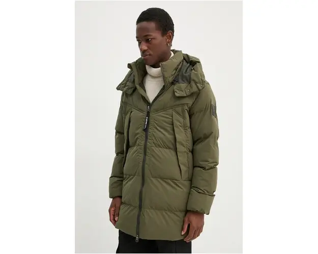 G-Star Raw geaca barbati, culoarea verde, de iarna, D25347-D518