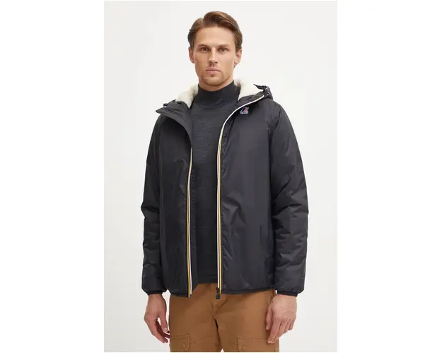 K-Way geaca culoarea negru, de iarna, K3118TW