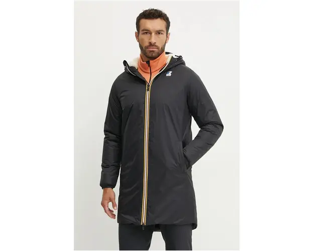 K-Way geaca culoarea negru, de iarna, K3114KW