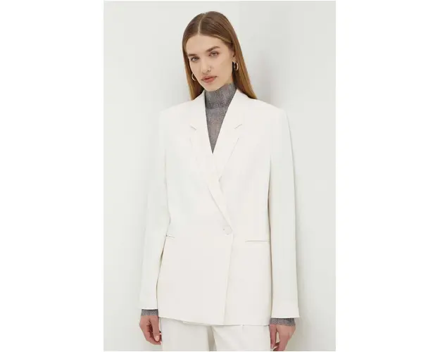 BOSS sacou culoarea bej, un singur rand de nasturi, 50518433