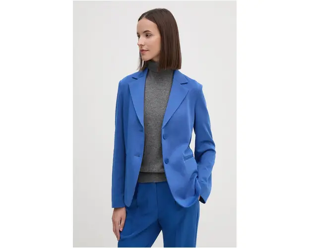 United Colors of Benetton sacou un singur rand de nasturi, neted, 28MVDW026