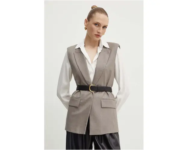 Marella vesta culoarea bej, desfacut, 2423286014200