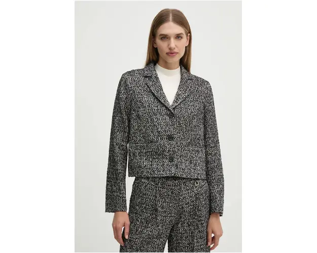 Joop! sacou culoarea negru, un singur rand de nasturi, modelator, 30043388