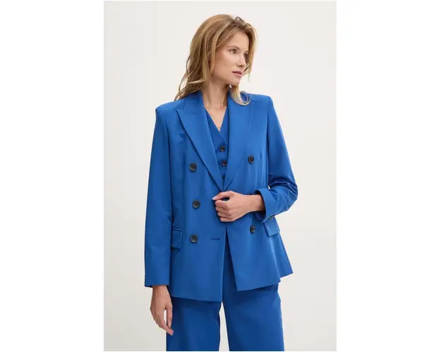 Sisley sacou cu doua randuri de nasturi, neted, 2KVXLW01C