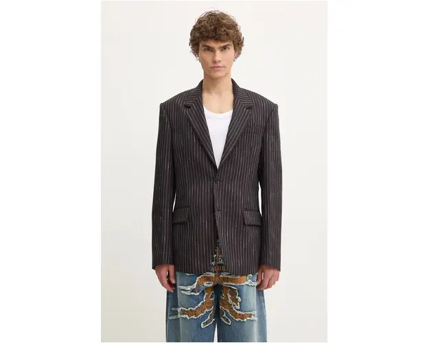 MSGM sacou barbati, culoarea maro, 3740MG06.247512