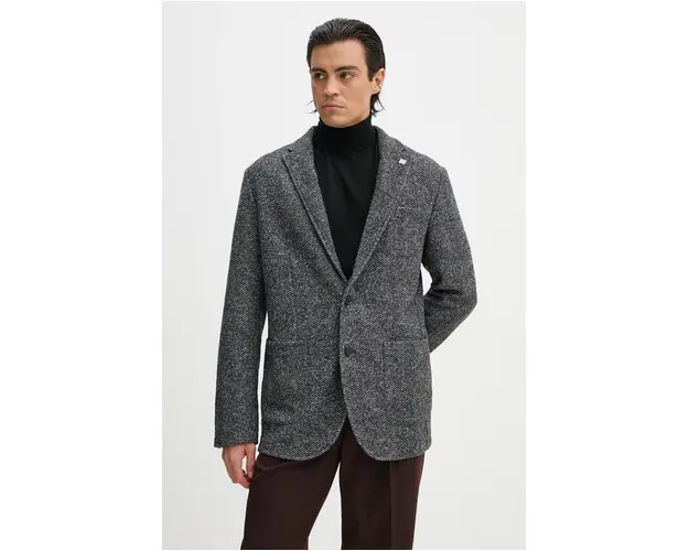 Marc O'Polo sacou din lana culoarea gri, 429612280040