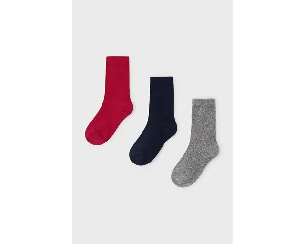 Mayoral sosete copii 3-pack culoarea rosu, 10806