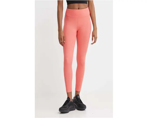 Dkny colanti femei, culoarea portocaliu, neted, DP3P3245