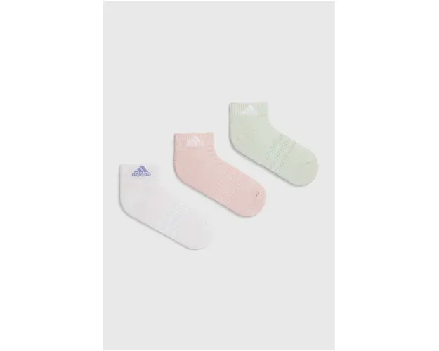 adidas sosete 3-pack femei, culoarea alb, IZ0108