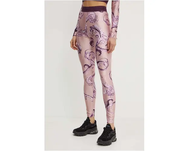 Versace Jeans Couture colanti femei, culoarea roz, modelator, 77HAC101 JS360
