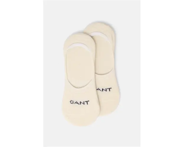 Gant sosete 2-pack femei, culoarea bej, 4960195