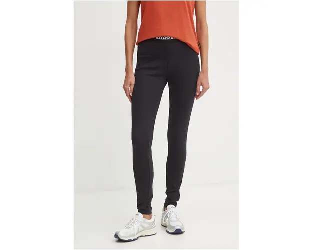 Napapijri colanti M-Suze Leggings femei, culoarea negru, neted, NP0A4HZ70411