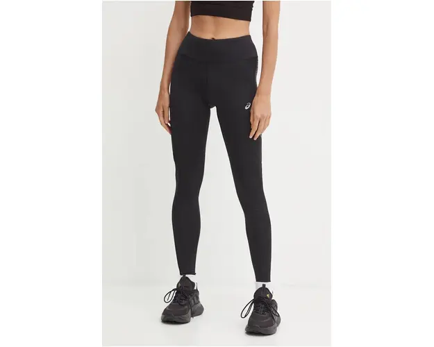 Asics leggins de alergare Icon culoarea negru, cu imprimeu, 2012C739