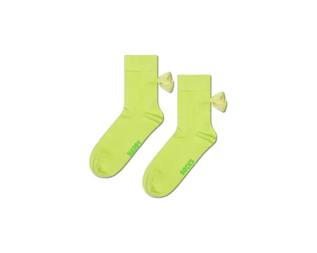 Happy Socks sosete Bow Sock femei, culoarea verde, P001312