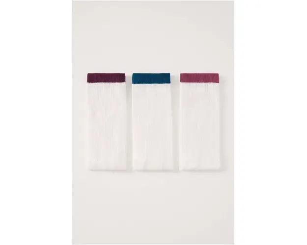 women'secret sosete femei, culoarea alb, 4488606