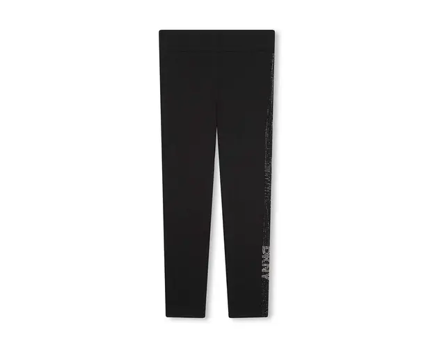 Dkny leggins copii culoarea negru, cu imprimeu, D60224