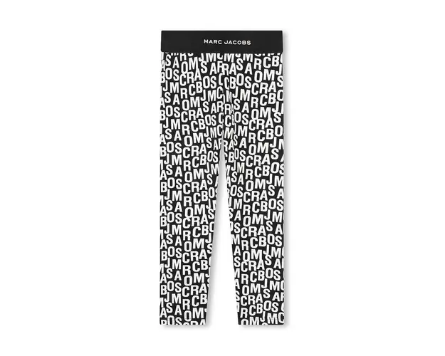 Marc Jacobs leggins copii culoarea negru, modelator, W60245
