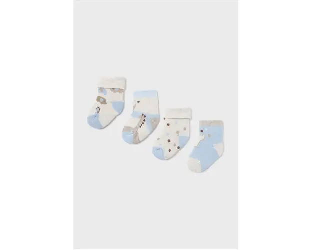 Mayoral Newborn sosete bebe 4-pack 9759