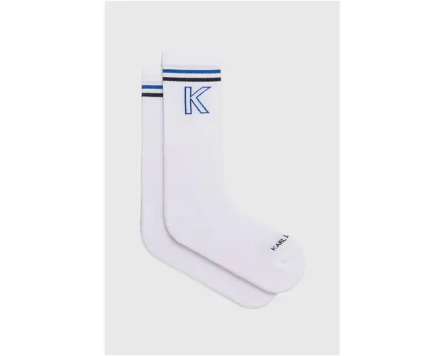 Karl Lagerfeld sosete barbati, culoarea alb, 543101.805509
