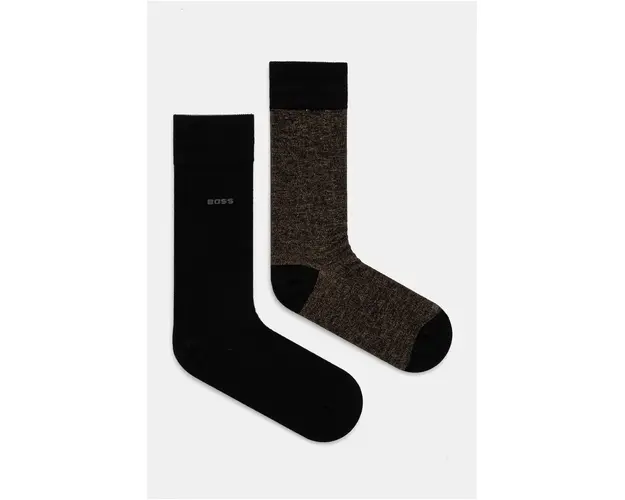 BOSS sosete 2-pack barbati, culoarea negru, 50518531