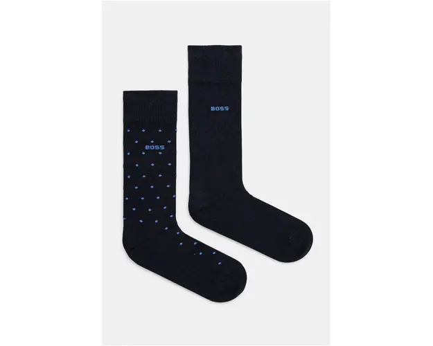 BOSS sosete 2-pack barbati, culoarea albastru marin, 50524281