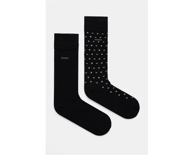 BOSS sosete 2-pack barbati, culoarea negru, 50524282