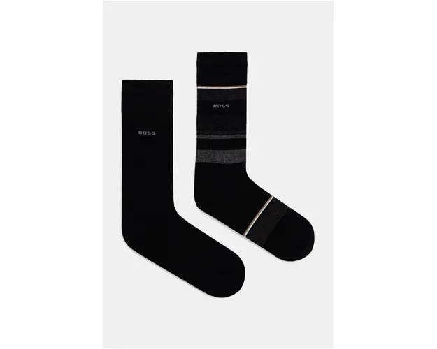 BOSS sosete 2-pack barbati, culoarea negru, 50524321