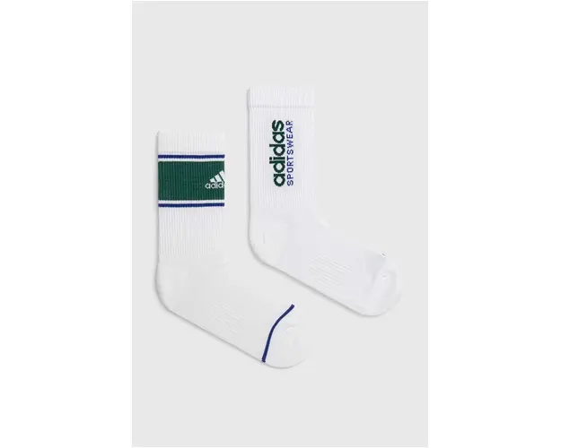 adidas sosete 2-pack culoarea alb, IY7820