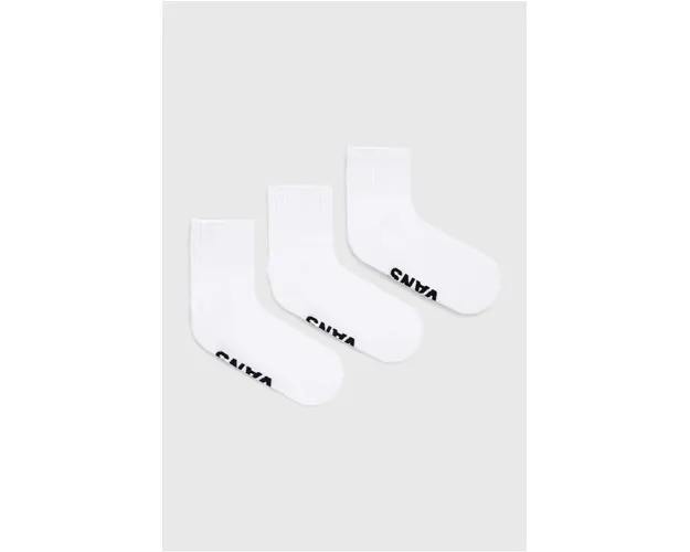 Vans sosete 3-pack culoarea alb, VN000FV7WHT1