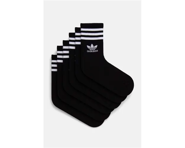 adidas Originals sosete Adicolor 6-pack culoarea negru, JE1829