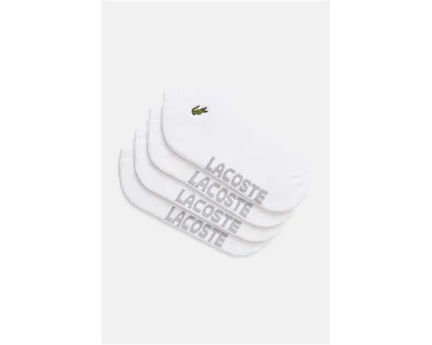 Lacoste sosete 2-pack culoarea alb, RA2653