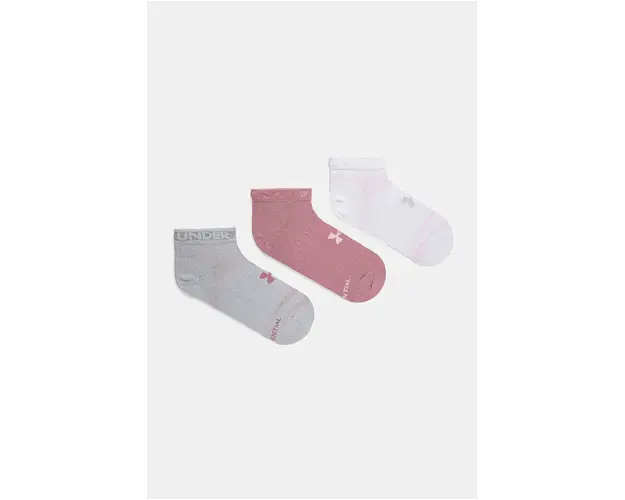 Under Armour sosete Essential 6-pack culoarea roz, 1386239