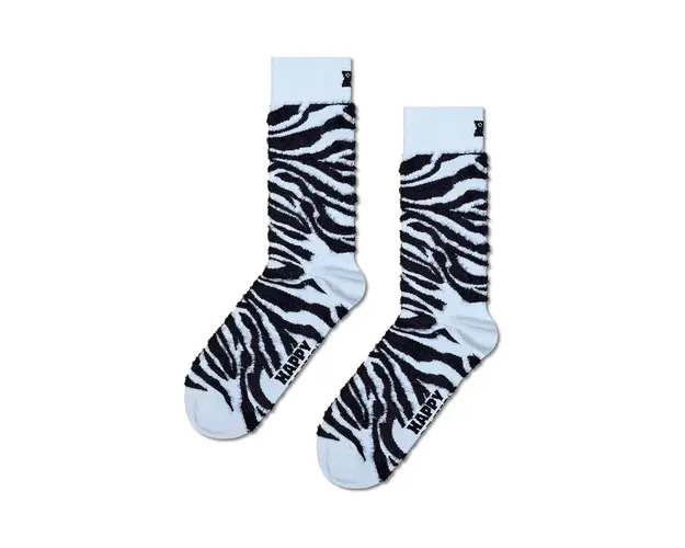 Happy Socks sosete Fluffy Zebra Sock P001306