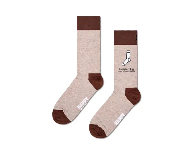 Happy Socks sosete Sockless Sock culoarea bej, P001578