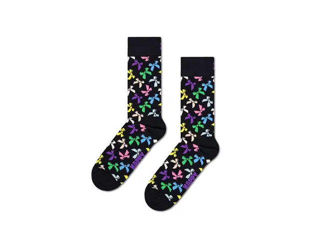 Happy Socks sosete Bow Sock culoarea negru, P001531