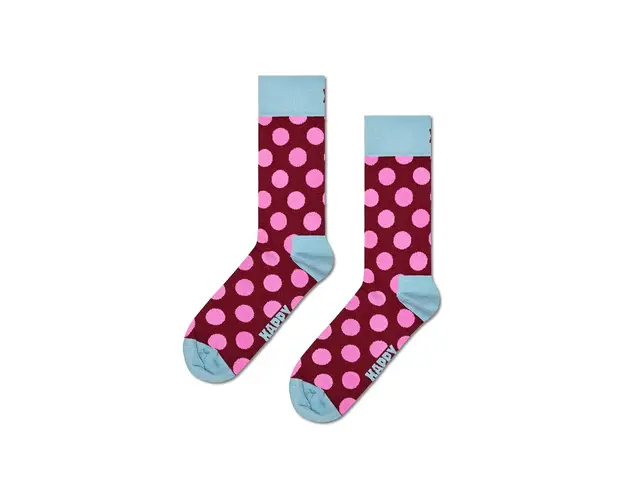 Happy Socks sosete Big Dot Sock culoarea rosu, P001586