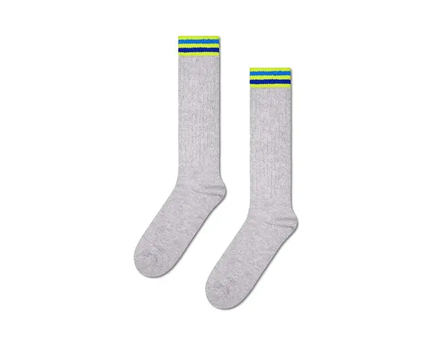 Happy Socks sosete Sneaker Slouch Sock culoarea gri, P001609