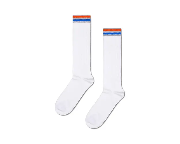 Happy Socks sosete Sneaker Slouch Sock culoarea alb, P001610