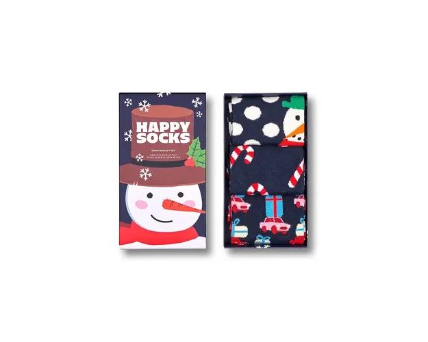 Happy Socks sosete GIFTBOX 3-pack culoarea albastru marin, P001740