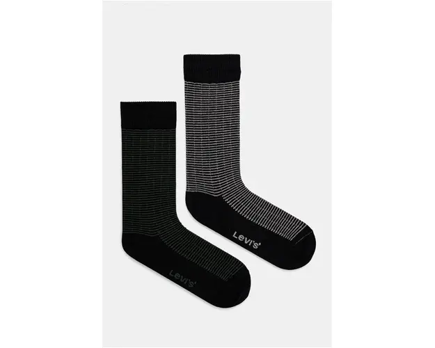 Levi's sosete 2-pack culoarea negru, 37157-1133